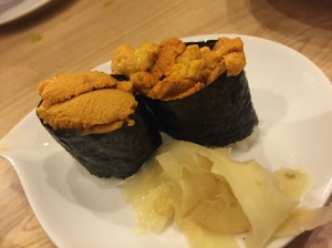 Top 3 sushi... UNI